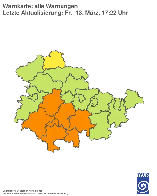 Aktuelle Wetterwarnungen für %region%