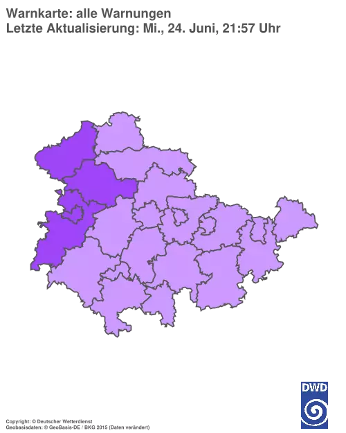 Aktuelle Wetterwarnungen für %region%