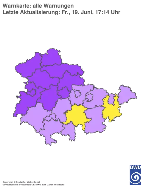 Aktuelle Wetterwarnungen für %region%