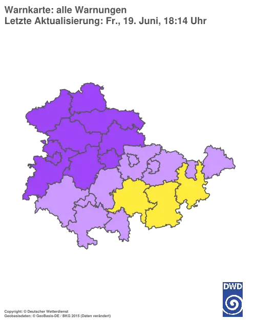 Aktuelle Wetterwarnungen für %region%