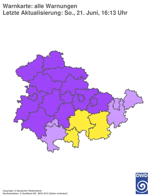 Aktuelle Wetterwarnungen für %region%