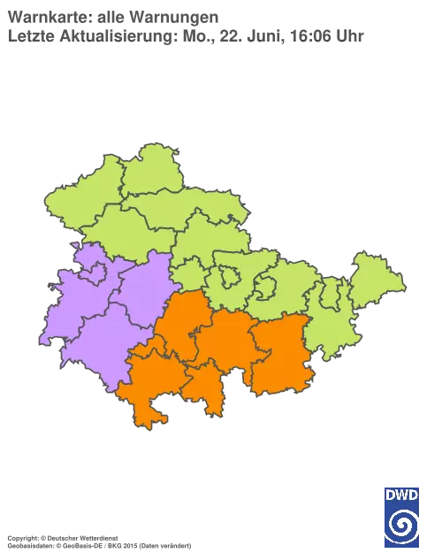 Aktuelle Wetterwarnungen für %region%