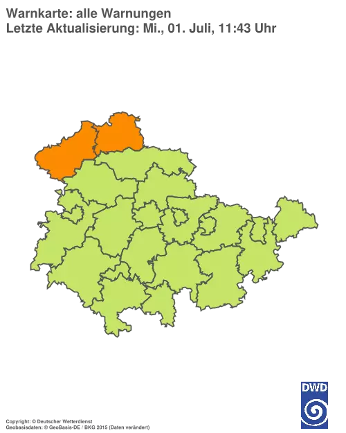 Aktuelle Wetterwarnungen für %region%