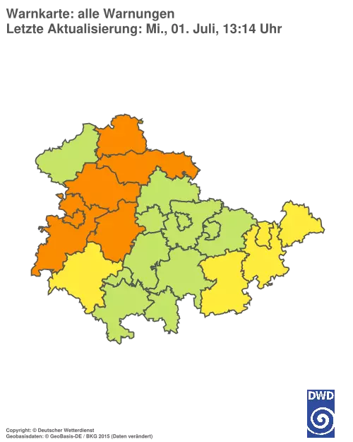 Aktuelle Wetterwarnungen für %region%