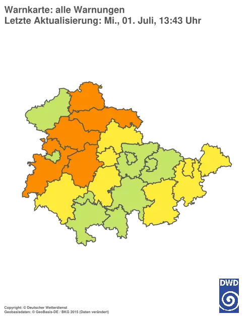 Aktuelle Wetterwarnungen für %region%