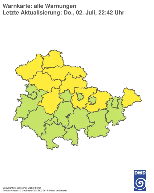 Aktuelle Wetterwarnungen für %region%