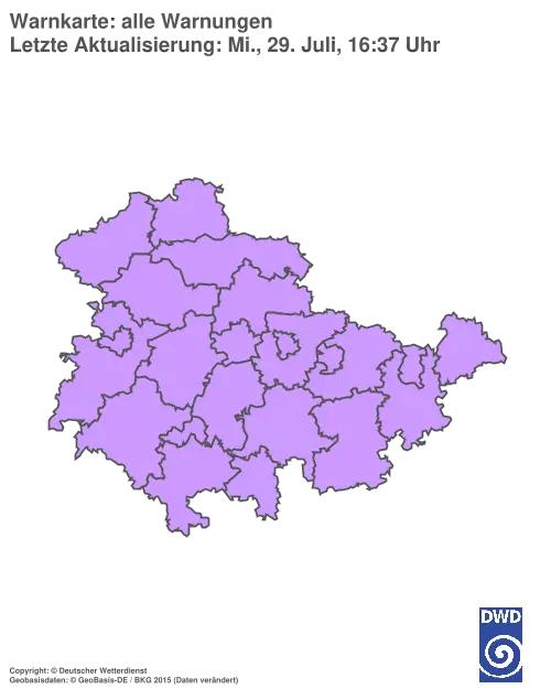 Aktuelle Wetterwarnungen für %region%