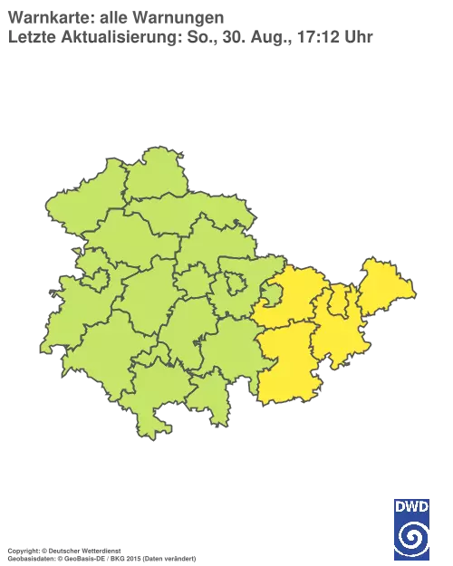 Aktuelle Wetterwarnungen für %region%