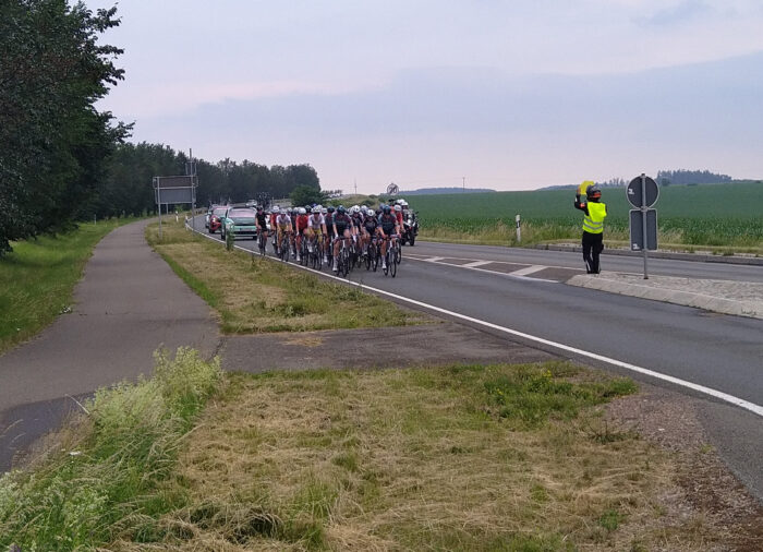 Absicherung Radrennen