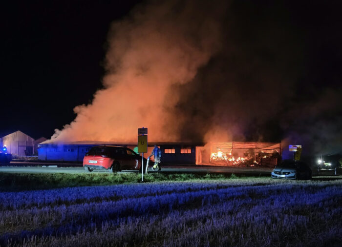 Brand Lagerhalle