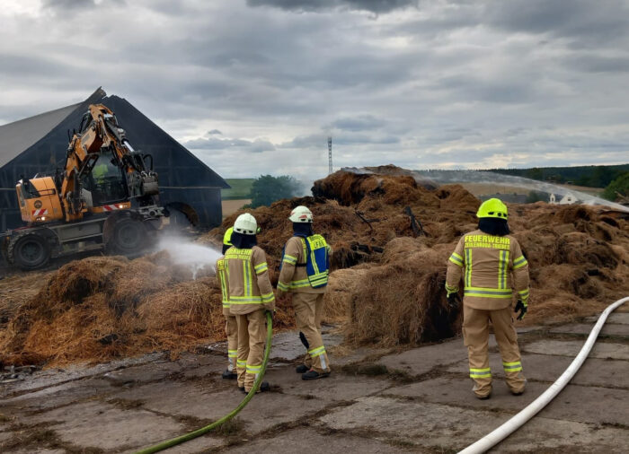 Brand Nachlöscharbeiten
